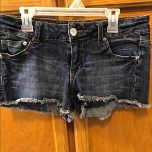Celebrity pink denim shorts size 5